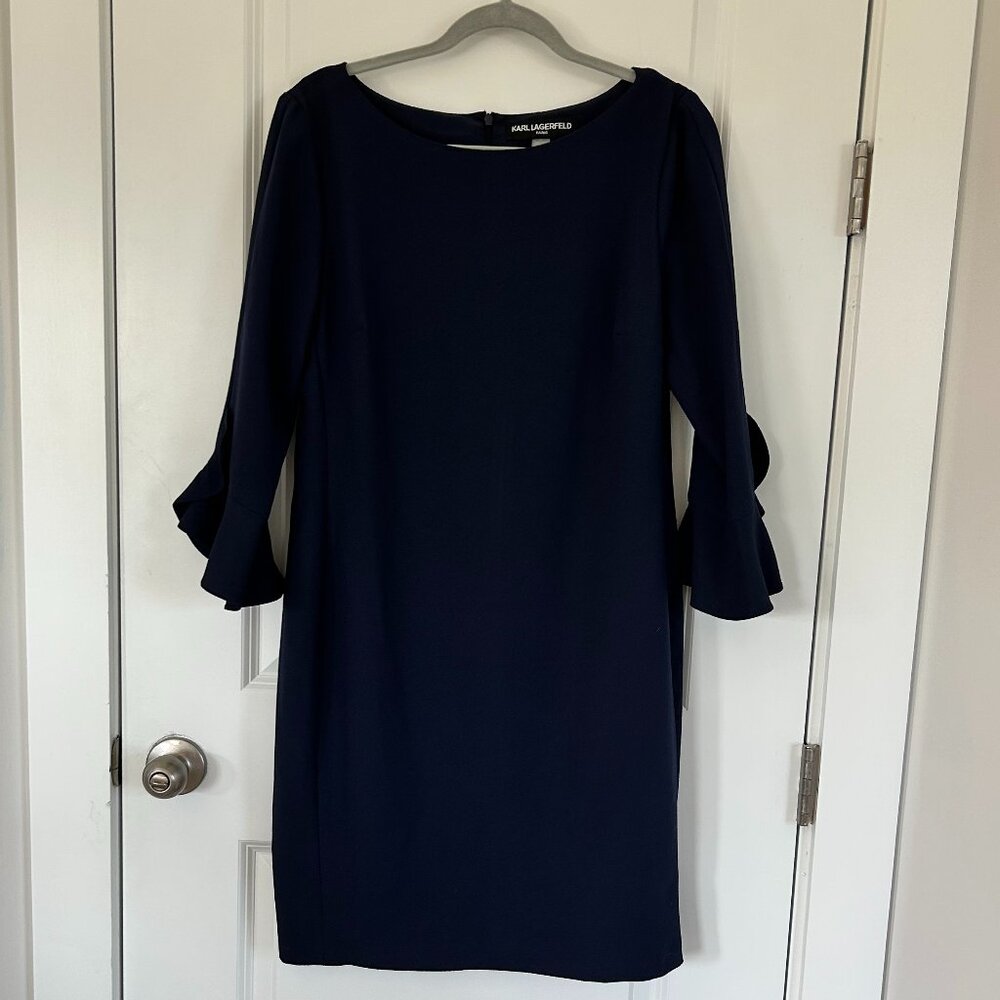 Women's Business/Cocktail Dress, Lagerfeld, Size 12, Navy